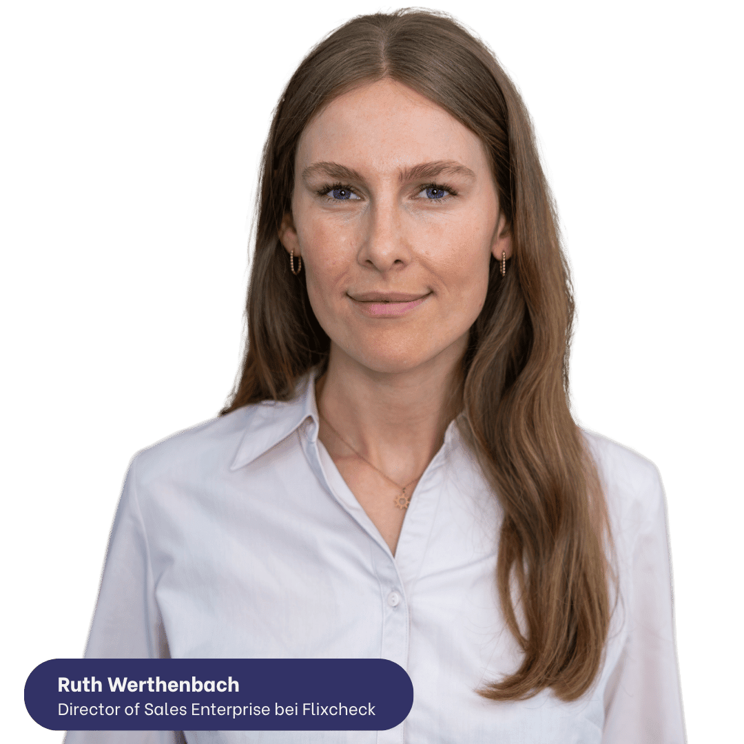 Ruth Werthenbach, Director of Sales Enterprise bei Flixcheck