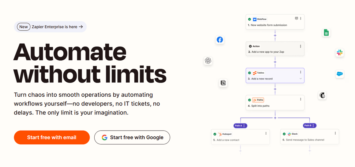 Zapier No-Code-Tool