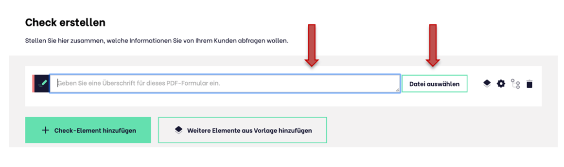 Ausfüllbare PDF-Dokumente erstellen mit Flixcheck einen Check erstellen