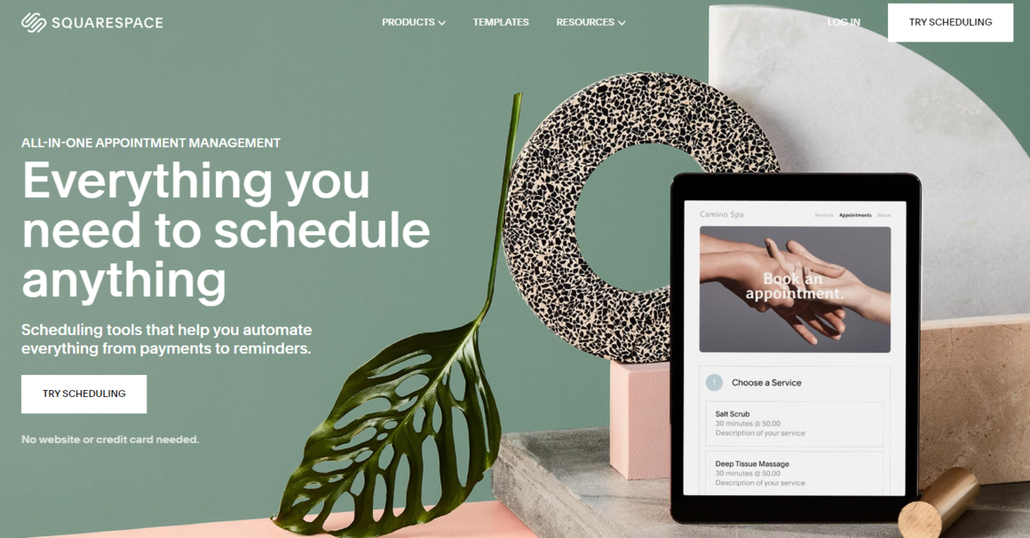 Squarespace Scheduling
